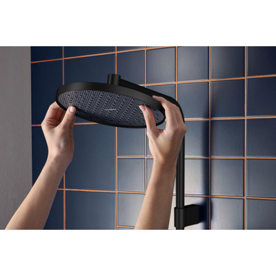 hansgrohe Activera S Showerpipe 240 - 1jet - EcoSmart met Ecostat Fine Varia - mat zwart