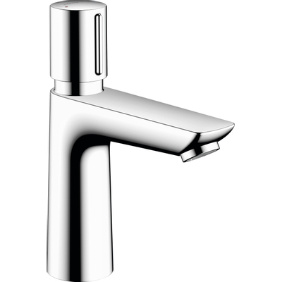 Hansgrohe Talis e Wastafelmengkraan zelfsluitend - met temperatuurcontrole - hoogglans chroom