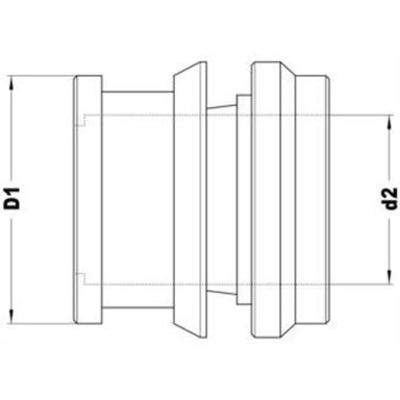 VSH Super Ecrou autofreinant set de rétrécissement 15x12cm laiton