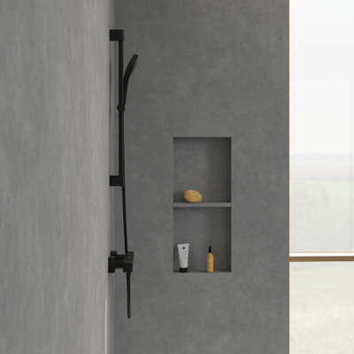 Villeroy & Boch Universal Taps & Fittings Douchethermostaat - voor douche Hoekig - mat zwart