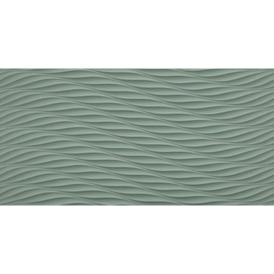 Atlas Concorde 3D Wall Design Decor-strip - 39.7x79.5cm - 10.0mm - gerectificeerd - Twist sage