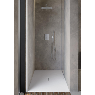 Villeroy & Boch Universal Showers regendouche arm - 408mm wand rond - hoogglans chroom