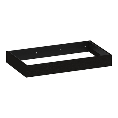 BRAUER Amaze wastafelonderkast 80 met geïntegreerde ophangbeugel Timber Black