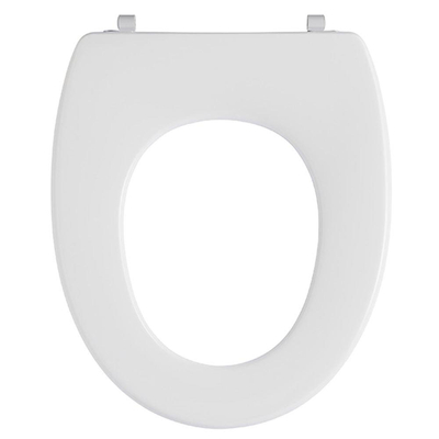 Pressalit Pinocchio toiletzitting - 32.6x37cm - d-vorm - voor kinderen - zonder deksel - wit