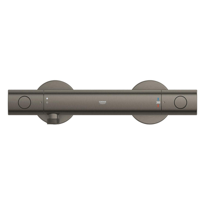 GROHE Grohtherm 800 Cosmopolitan douchethermostaat - 15cm - geborsteld hard graphite (antraciet)