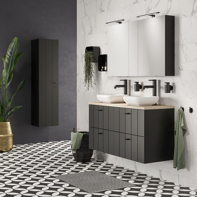 Tiger LED Applique miroir Ancis 40 cm 4000K Noir