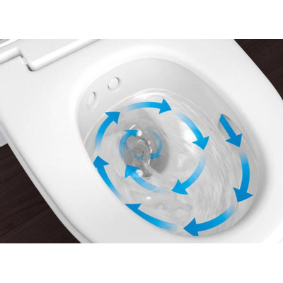 Geberit AquaClean Mera Classic – WC-japonais avec extraction des odeurs, séchage à air chaud, douchette intime, abattant soft-close – Blanc brillant