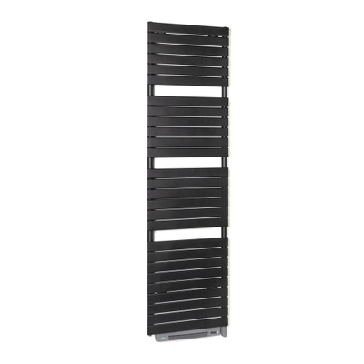 Vasco Aster HF EL BL Radiateur design électrique avec circulation d'air 180.5x500cm 1000w noir à relief