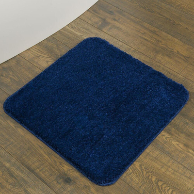 Sealskin Angora Badmat Polyester 60x60 cm Blauw