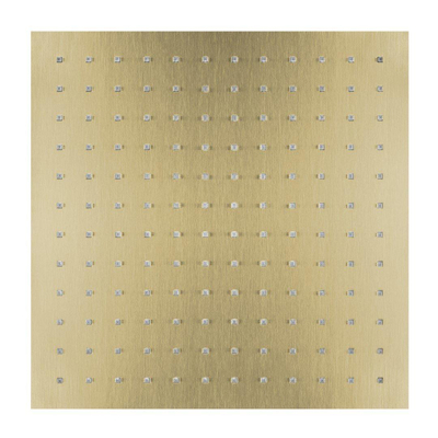 Herzbach spa ix pvd douche de pluie 300 carré laiton 30x1,3cm acier