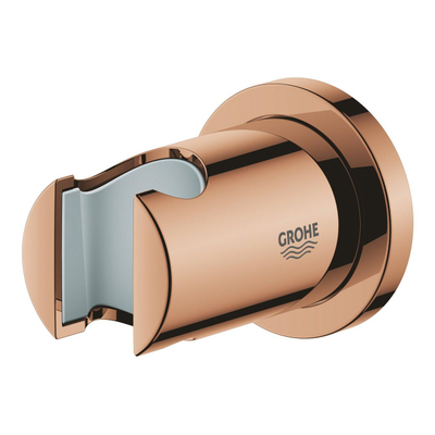 GROHE Rainshower Support de douchette murale - non réglable - rosace ronde - warm sunset