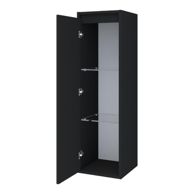 BRAUER Nexxt Badkamerkast - 120x35x35cm - 1 greep - loze linksdraaiende deur - MDF - mat zwart