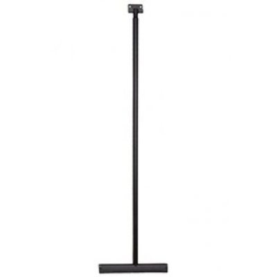 Wiesbaden luxe badkamer-vloerwisser+ophanging mat zwart - licht beschadigd- OUTLETSTORE