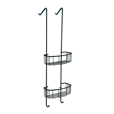 Xellanz Domo étagère de douche suspendue noir mat