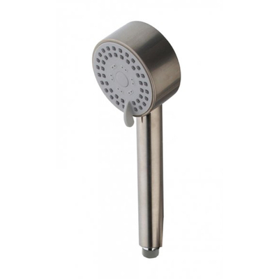 Wiesbaden Unimatch Cadans handdouche - 3 standen - diameter 8cm - PVD - geborsteld staal (RVS)