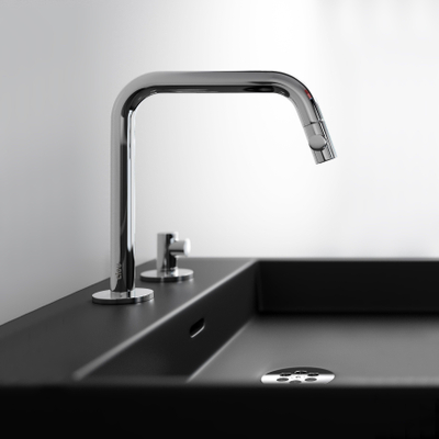Clou Wash Me lavabo 70x42cm sans bonde Céramique Noir mat