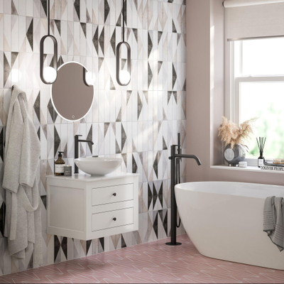 Crosswater Tranquil Hanglamp slate gunmetal (antraciet)