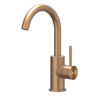 IVY Concord Mitigeur de lavabo - posé - bec pivotant - coldstart - inox 316 - cuivre brossé mat PVD