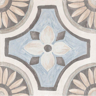 Cifre Ceramica Adobe Decor carrelage mural et de sol - 20x20cm - Carré - 8.5mm - Monza Ivory