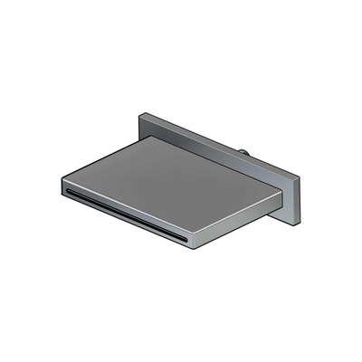 Hotbath Archie Cascade -waterval uitloop - wand - mat RVS