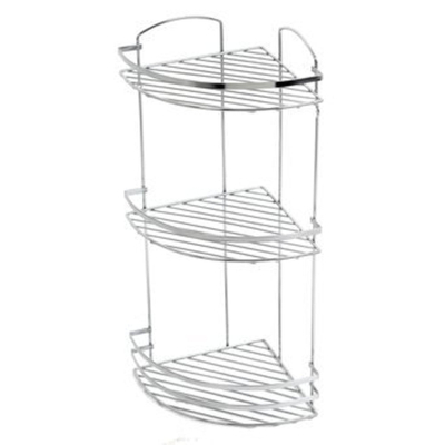 Plieger Solid tablette d'angle 3 niveaux modèle en fil chromé