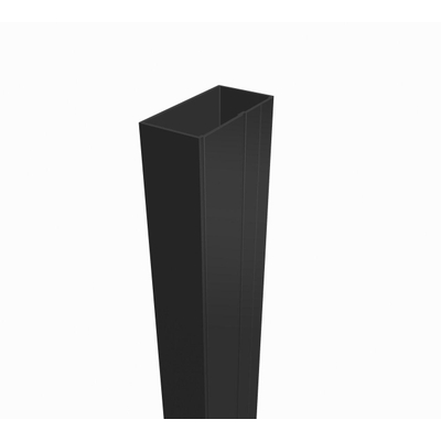 Van Rijn Products ST06 Verbredingsprofiel - 20.3x39.3mm - voor ST06 Type 300 en 350 - zonder afdekkapje - Deurzijde - mat zwart