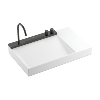 Hansgrohe Avalegra wastafel m/wastafelkraan 78cm brushed black chrome