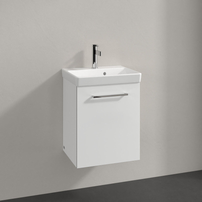 Villeroy & Boch Avento wastafelonderkast 417x520x346 1xdeur scharn.rechts crystal white