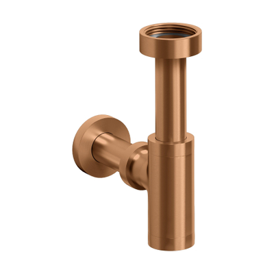 Clou Mini Suk siphon de lavabo bronze brossé PVD pour petits lavabos