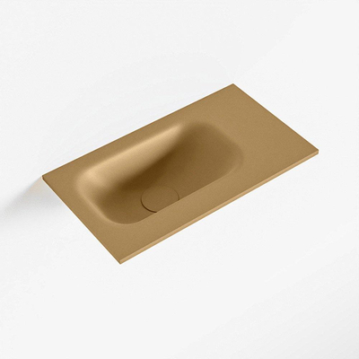 Mondiaz EDEN Fontein - 40x23x0.9cm - wasbak Links - zonder kraangaten - voor toiletmeubel - Solid surface - Oro