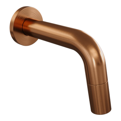 BRAUER Stripe Robinet de lavabo encastré - encastré - raccourcissable - cuivre brossé PVD