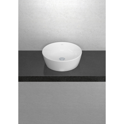 Villeroy & Boch Architectura vasque à poser 45x45x15.5cm - Ronde avec trop-plein Blanc Alpin brillant Céramique