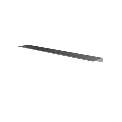 Hotbath &MORE Planchet - 80cm - inclusief bevestigings rails - PVD - geborsteld gunmetal (antraciet)