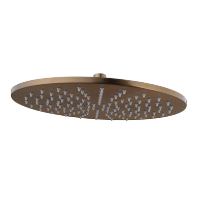 Wiesbaden Unimatch douche de tête - 25cm - rond - 1 jet - PVD - bronze cuivré brossé