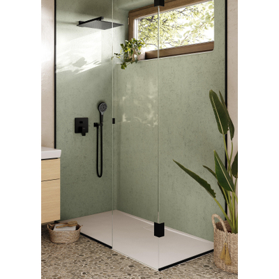 Villeroy & Boch Universal Showers regendouche arm - 408mm wand hoekig - mat zwart