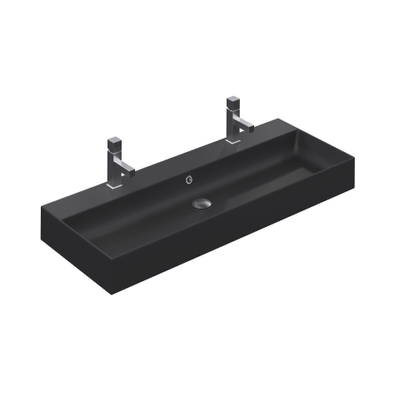 Thebalux Cube Lavabo - 1x cuve - 2x trou de robinet