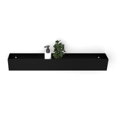 Looox Colour shelf box Special BoX rectangulaire 60x10x10cm noir mat
