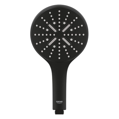 Grohe Rainshower SmartActive 130 Handdouche - 13diameter - 3 straalsoorten - phantom black (zwart)