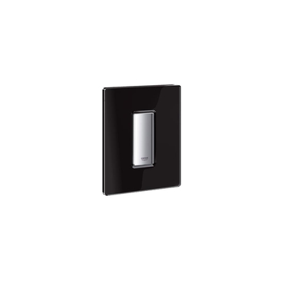 GROHE Skate cosmopolitan plaque de commande pour urinoir avec verre incluant partie fonctionnelle mécanique noir