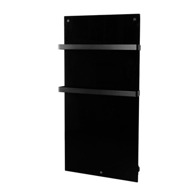 Eurom Sani 600 Comfort Panneau infrarouge salle de bains 115x46.5cm Wifi 600watt Verre Noir