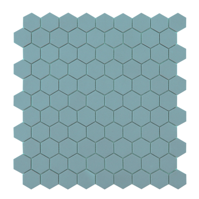 SAMPLE By Goof mozaiek hexagon jade Wandtegel Mozaiek Mat Groen