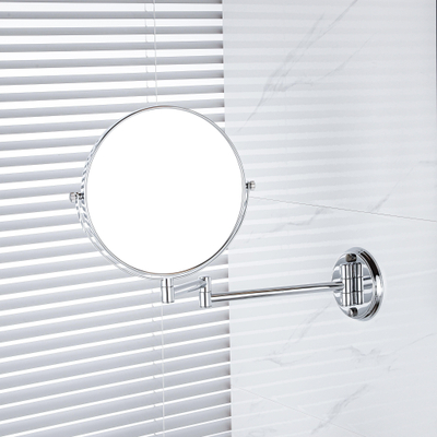 Fortifura Calvi miroir de maquillage - 20cm - grossissement 1x et 3x - rond - chrome
