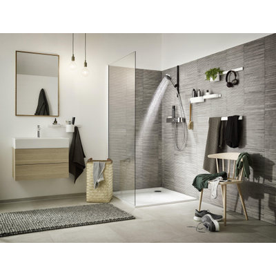 Hansgrohe Wallstoris crochet porte-serviettes 1.8x3.9x3.2cm 2 pièces Blanc mat