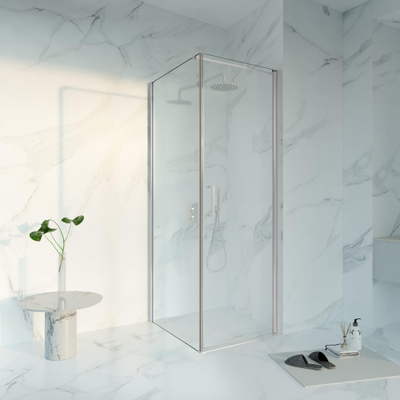 Fortifura Galeria Douchecabine - 70x80x200 - Profiel veiligheidsglas - anti kalk - chroom