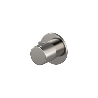 Hotbath Buddy /Cobber - inbouw Stopkraan - geborsteld nikkel (RVS)