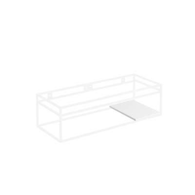 Clou Frame planchet 26.8x42cm inleg Aluite wit