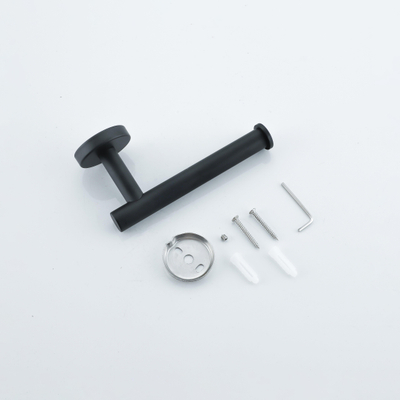 Adema Sparkle 2.0 Ensemble WC - porte-rouleau - crochet à serviette - porte-brosse de toilette - noir mat