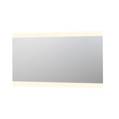INK SP4 Spiegel - 180x4x80cm - LED onder en boven colour changing - dimbaar - aluminium Zilver