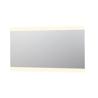 INK SP4 spiegel – 180x80 cm – directe LED boven en onder – instelbare lichtkleur, dimbaar – aluminium zilver