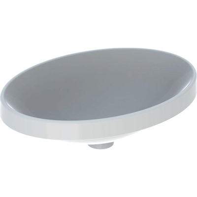 Geberit VariForm lavabo à poser ovale sans trop-plein 55x40x17.8cm blanc 500718012